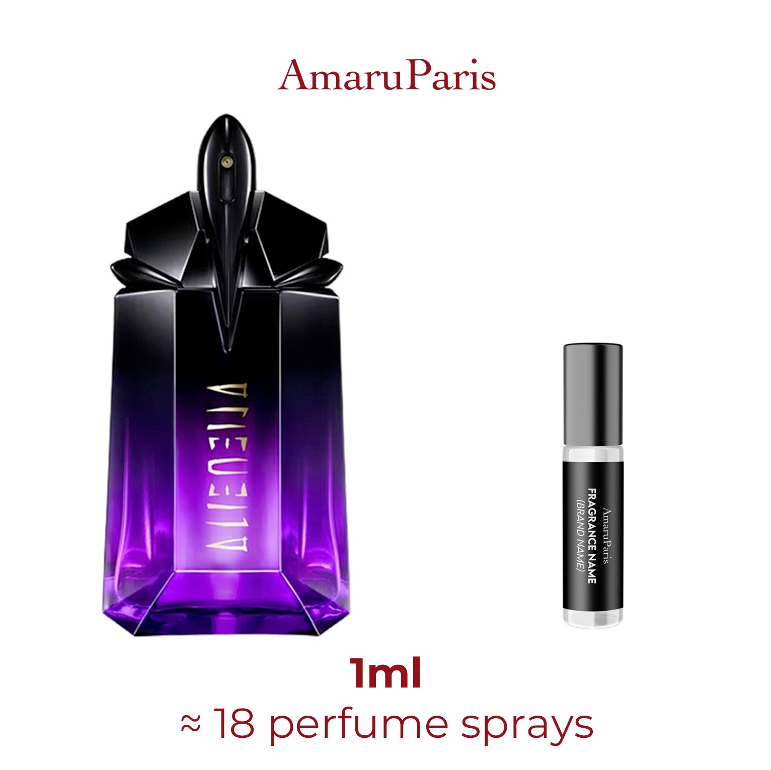Parfum Alien Extraintense Mugler — échantillon 1 ml