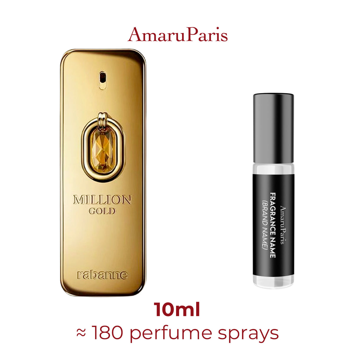 Parfum Million Gold Elixir Rabanne pour homme — échantillon 10 ml