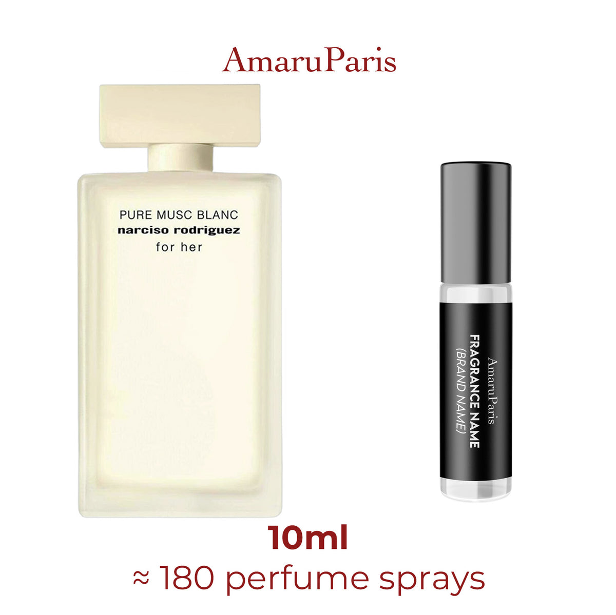 Pure Musc Blanc For Her Narciso Rodriguez échantillon 10ml