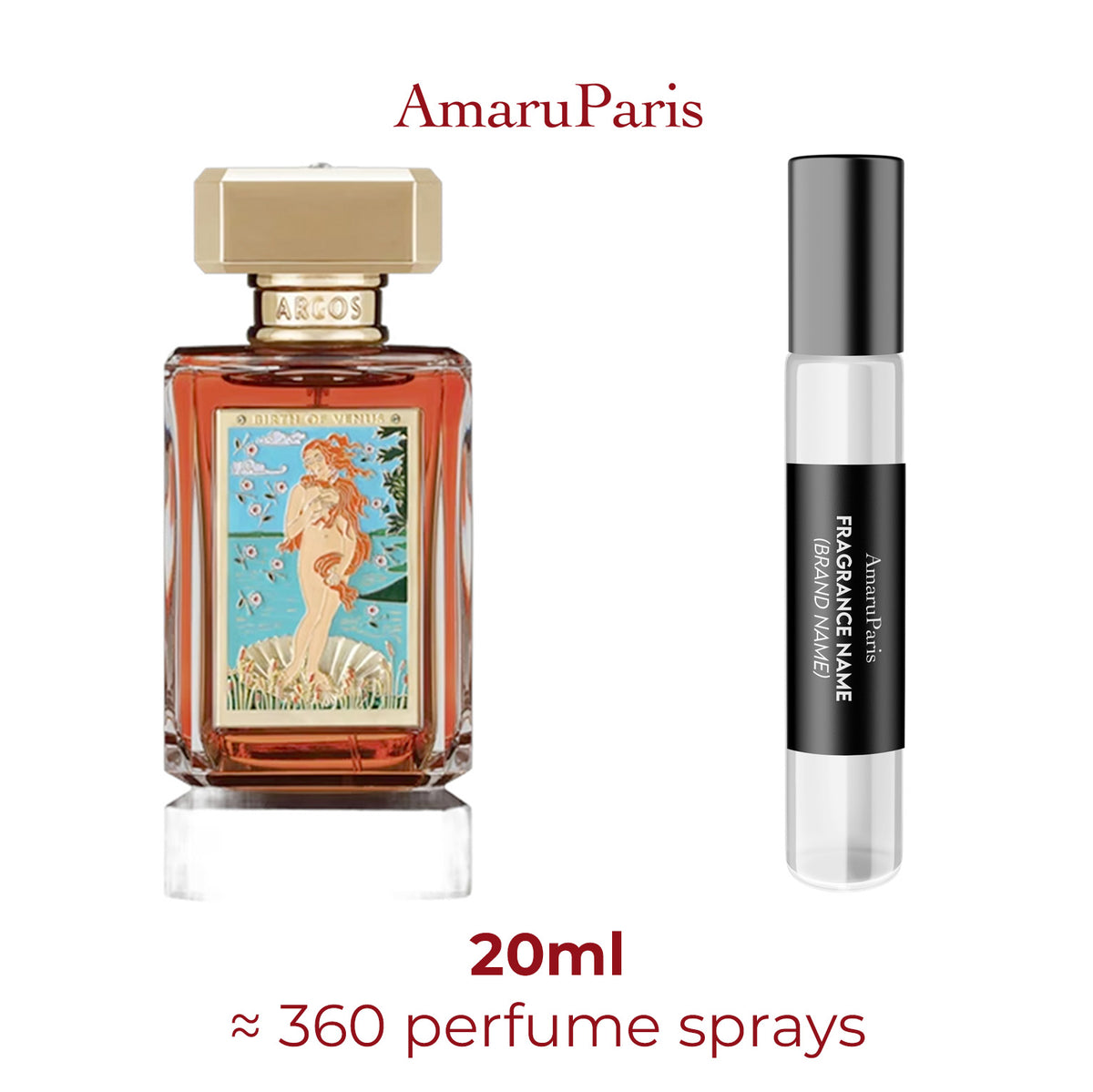 Parfum Birth of Venus Argos pour femme — échantillon 20 ml