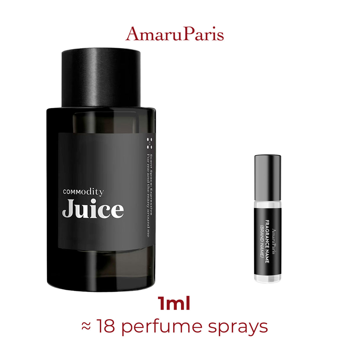 Parfum Juice Commodity unisexe — échantillon 1 ml
