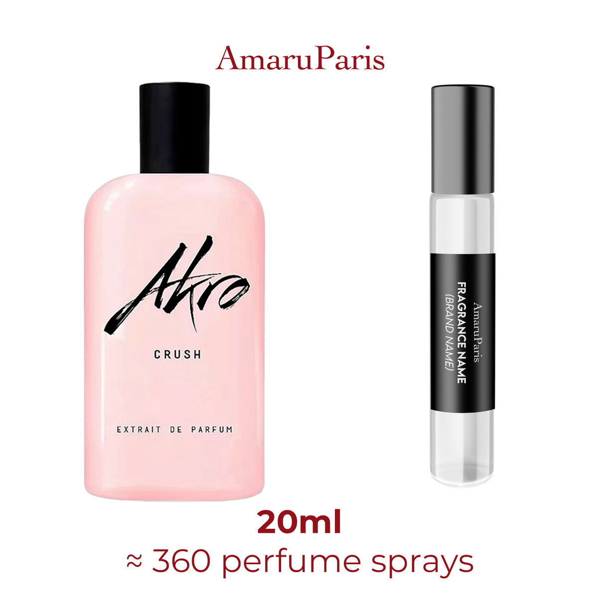 Parfum Crush Akro unisexe — échantillon 20 ml