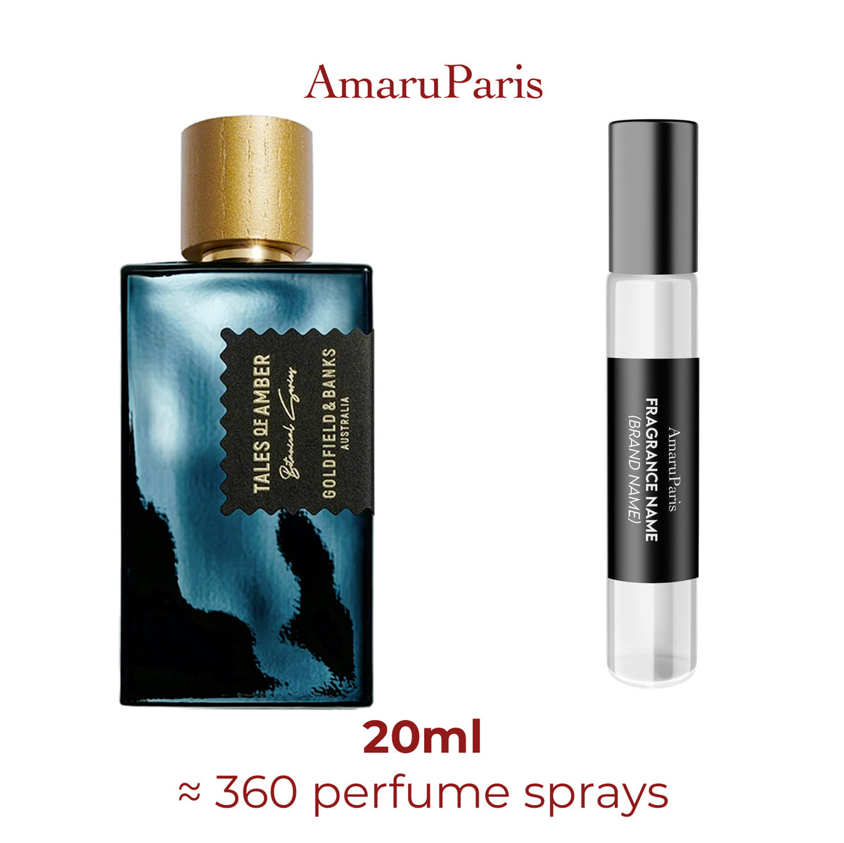 Tales of Amber Goldfield & Banks Australia échantillon 20ml