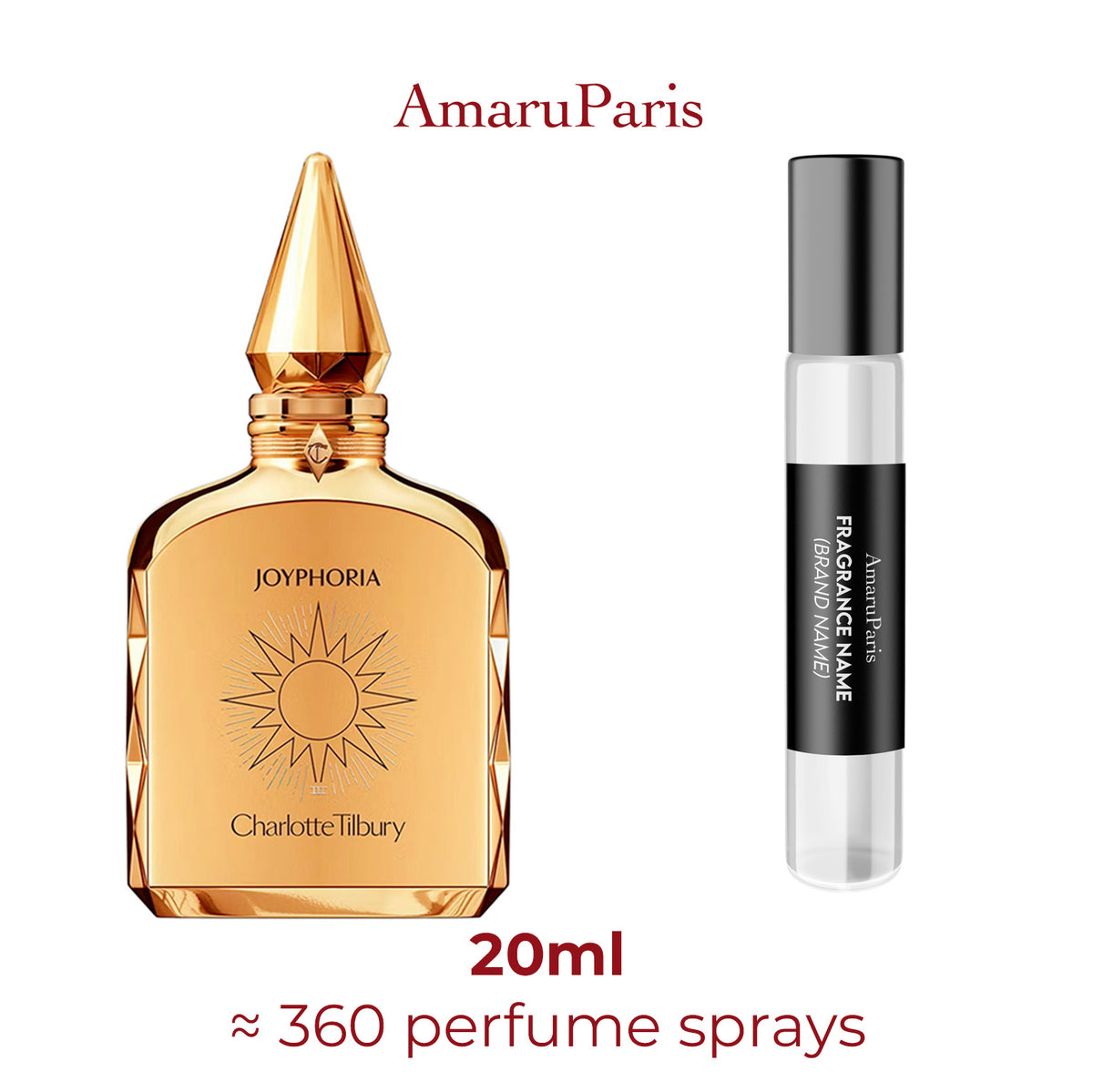 Parfum Joyphoria Charlotte Tilbury unisexe — échantillon 20 ml