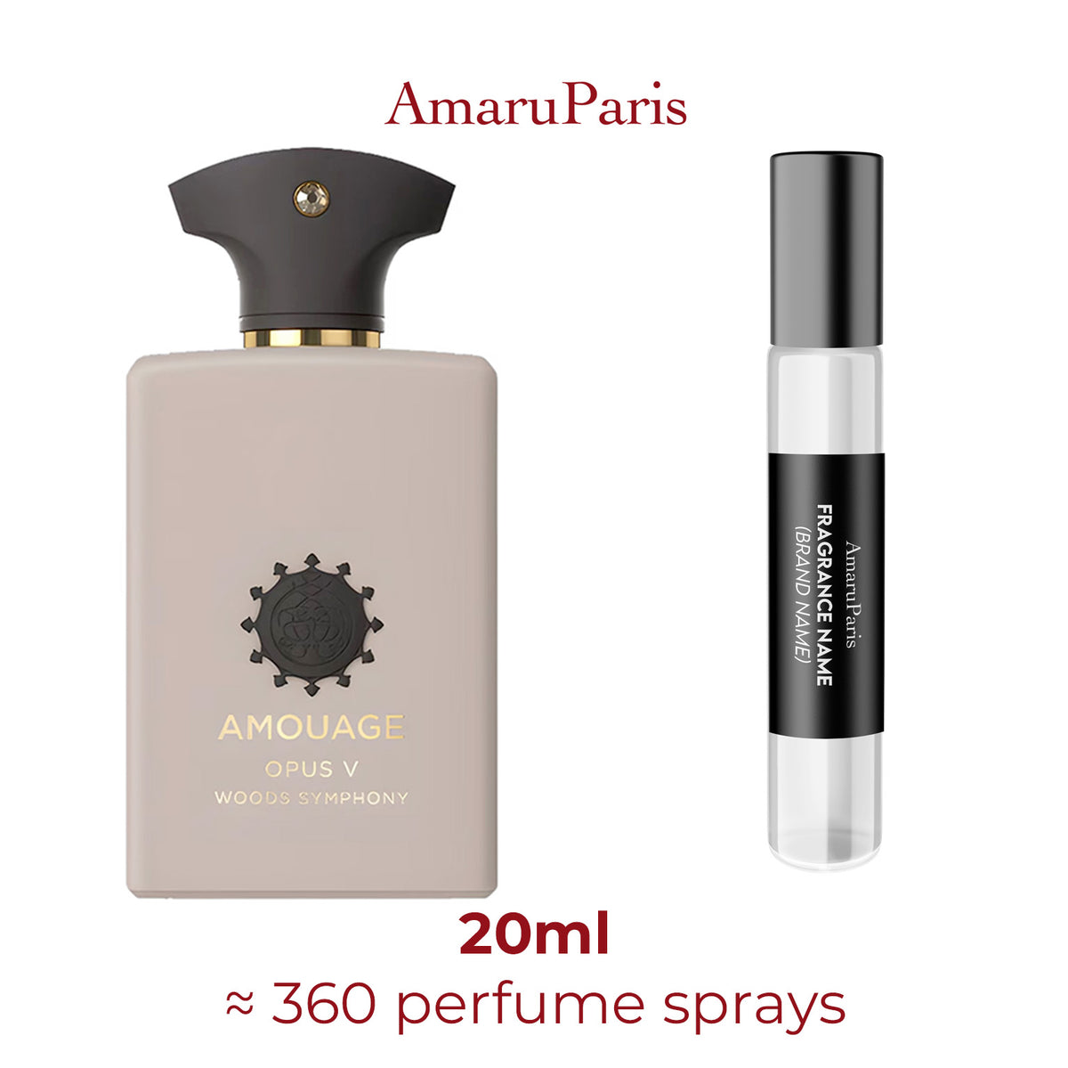 Parfum Opus V Woods Symphony Amouage unisexe — échantillon 20 ml