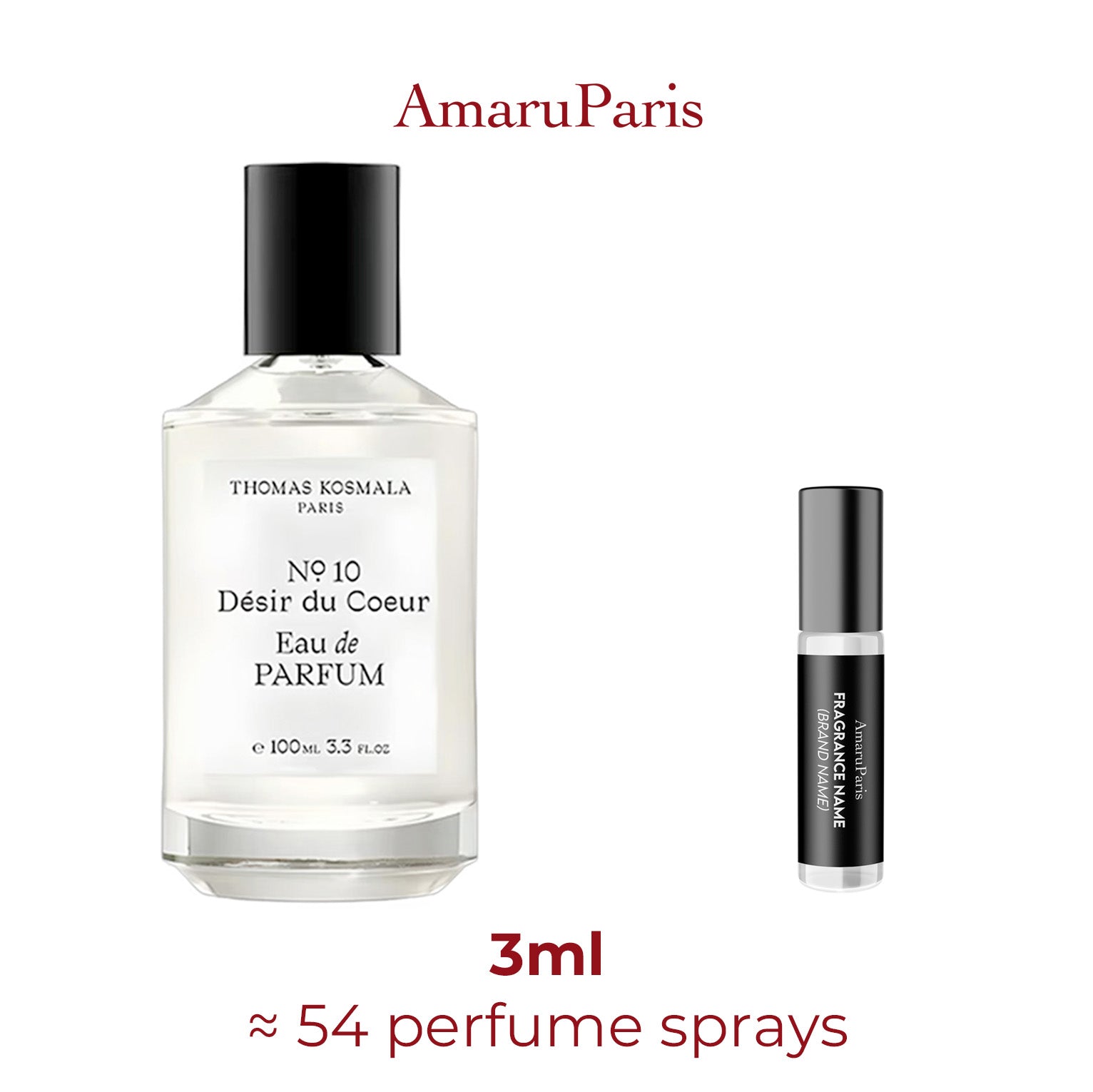 Parfum Nº 10 Désir du Coeur Thomas Kosmala — échantillon 3 ml