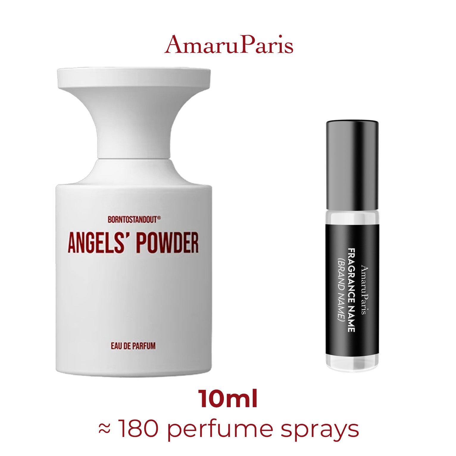 Parfum Angels' Powder BORNTOSTANDOUT — échantillon 10 ml