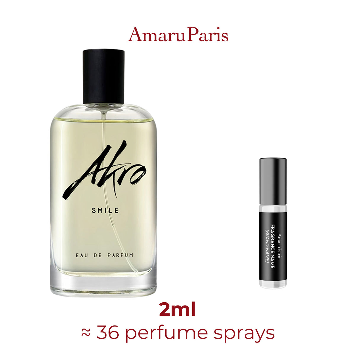 Parfum Smile Akro unisexe — échantillon 2 ml