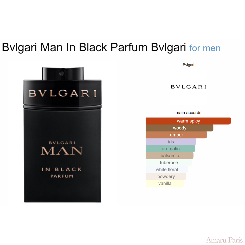 Parfum Bvlgari Man In Black Parfum Bvlgari pour homme AmaruParis