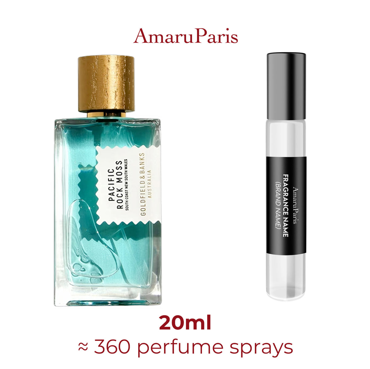 Parfum Pacific Rock Moss Goldfield & Banks Australia unisexe — échantillon 20 ml
