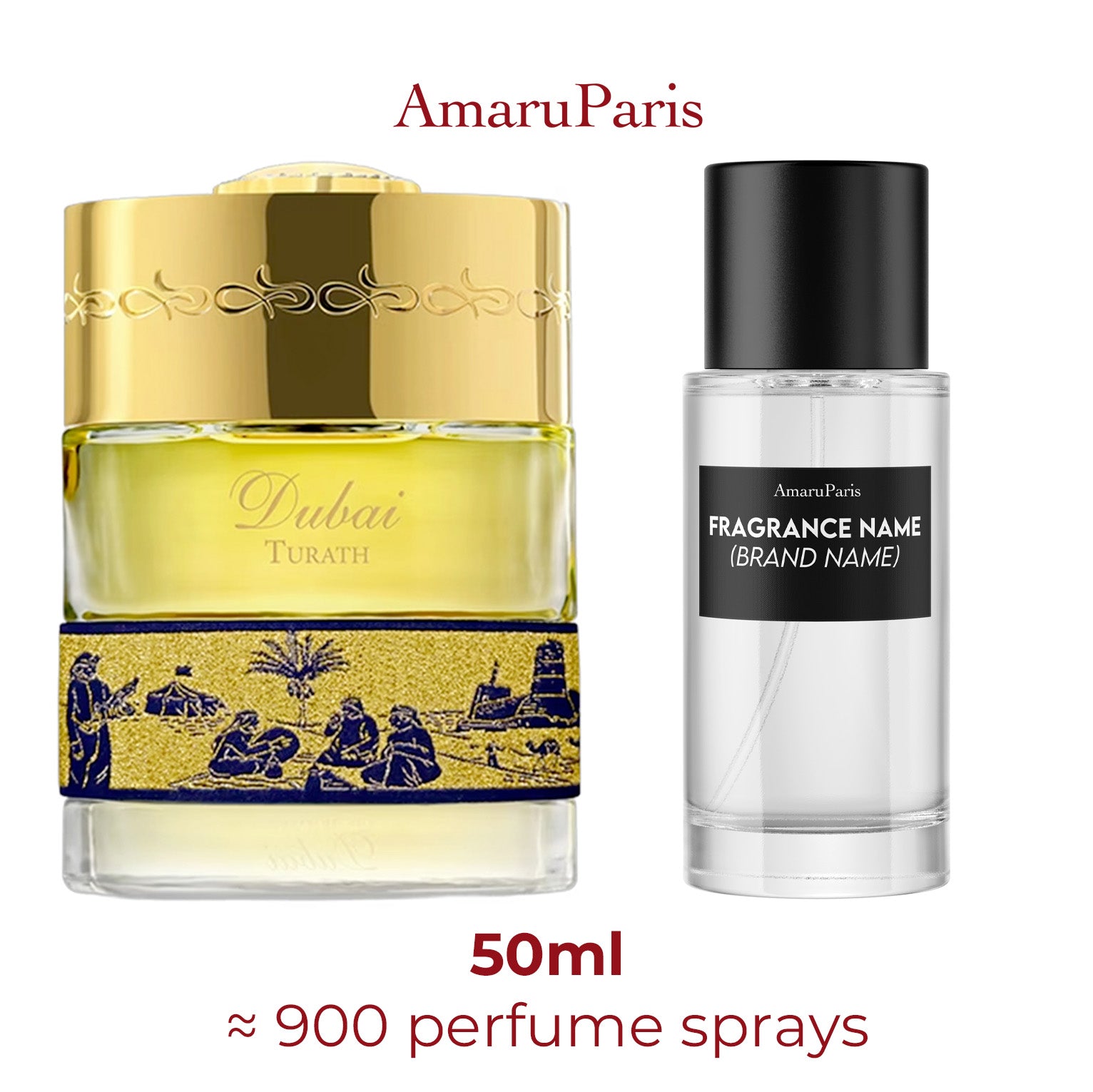 Parfum Turath The Spirit of Dubai — échantillon 50 ml