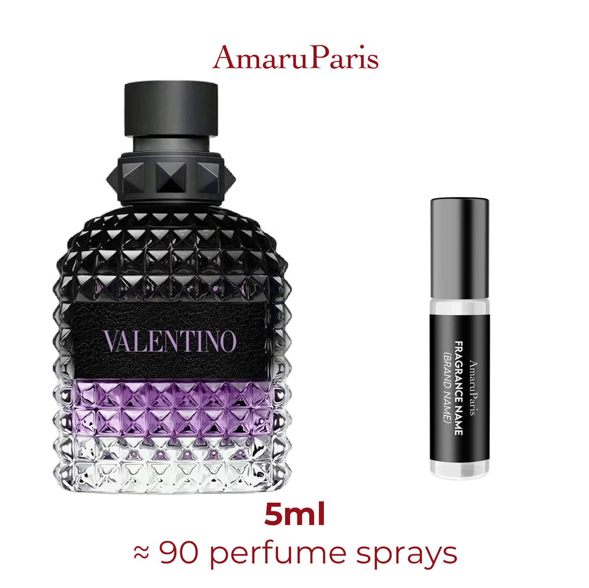 Parfum Valentino Uomo Born in Roma Purple Melancholia Valentino pour homme — échantillon 5 ml