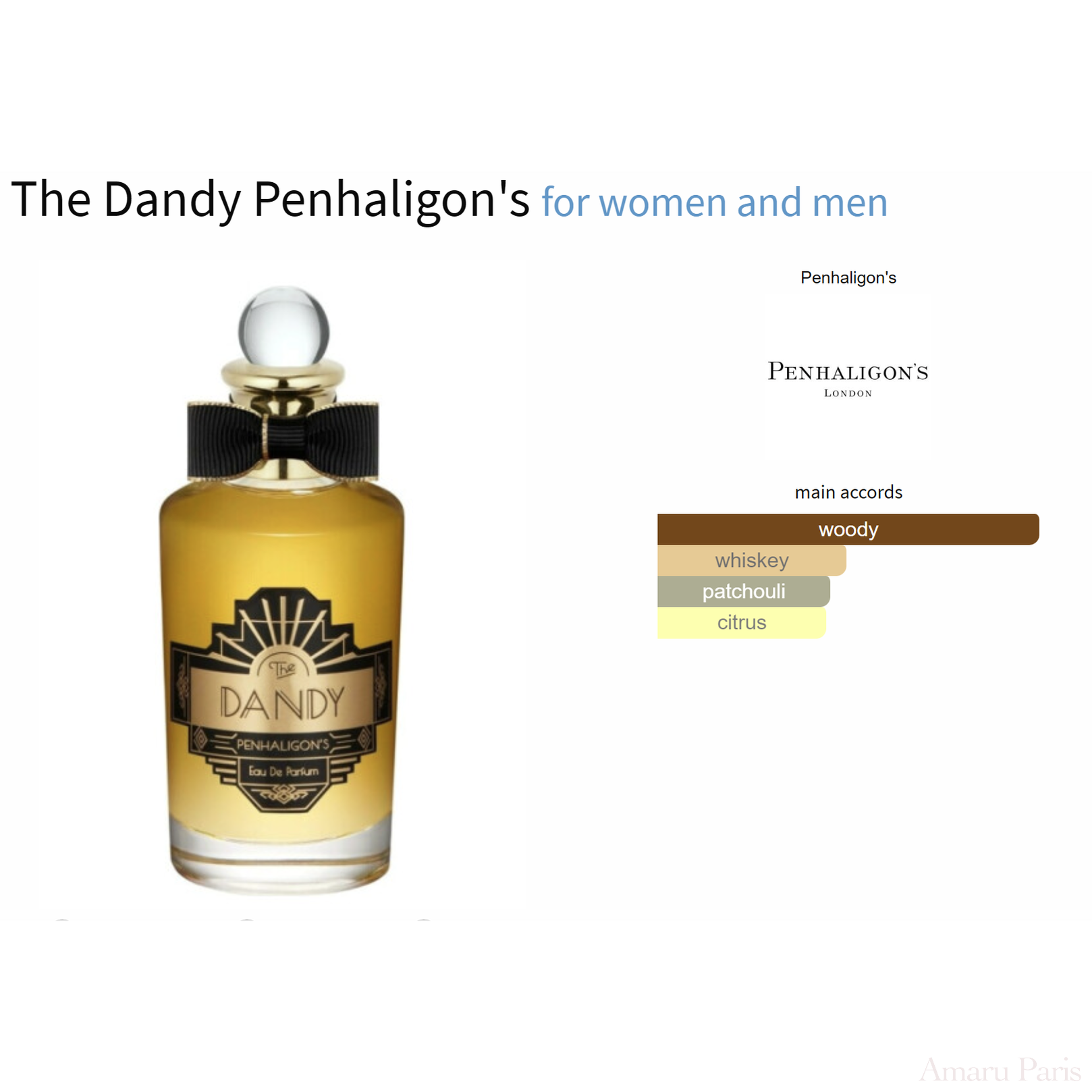 Parfum The Dandy Penhaligon's unisexe AmaruParis
