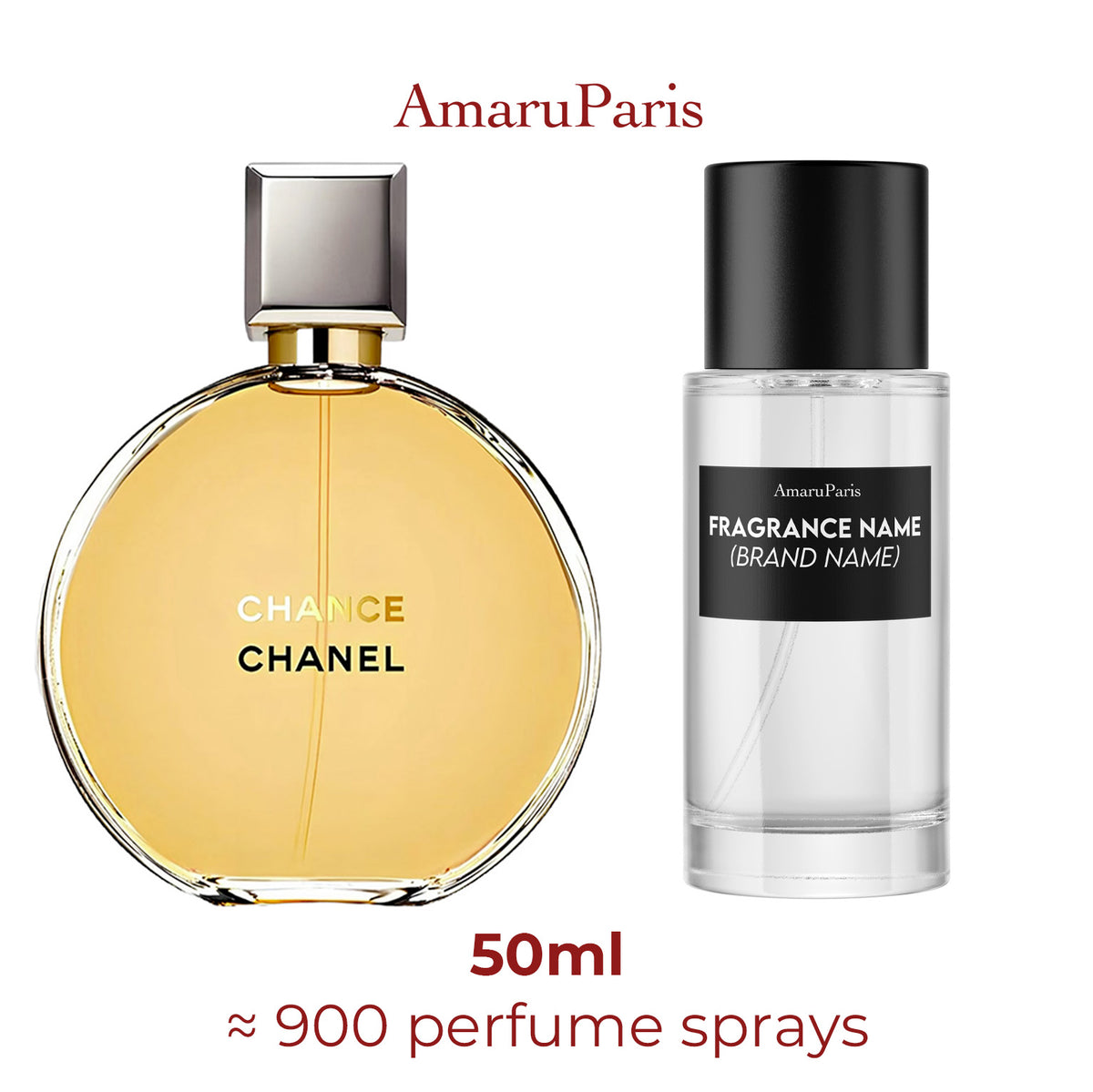 Chance Eau de Parfum Chanel échantillon 50ml