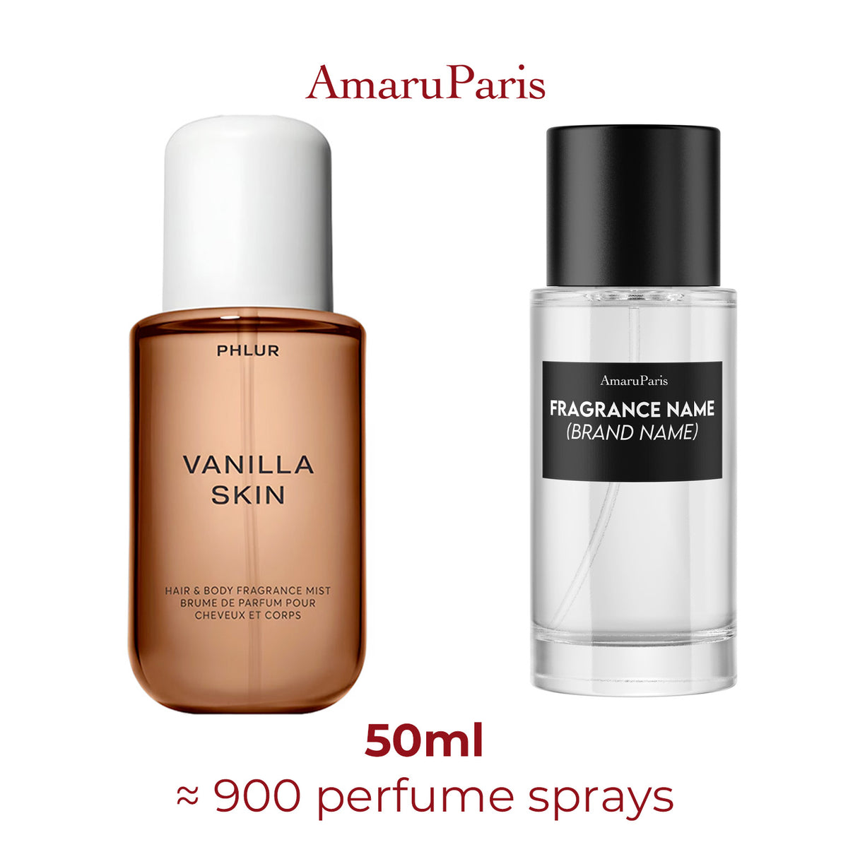 Parfum Vanilla Skin Phlur unisexe — échantillon 50 ml
