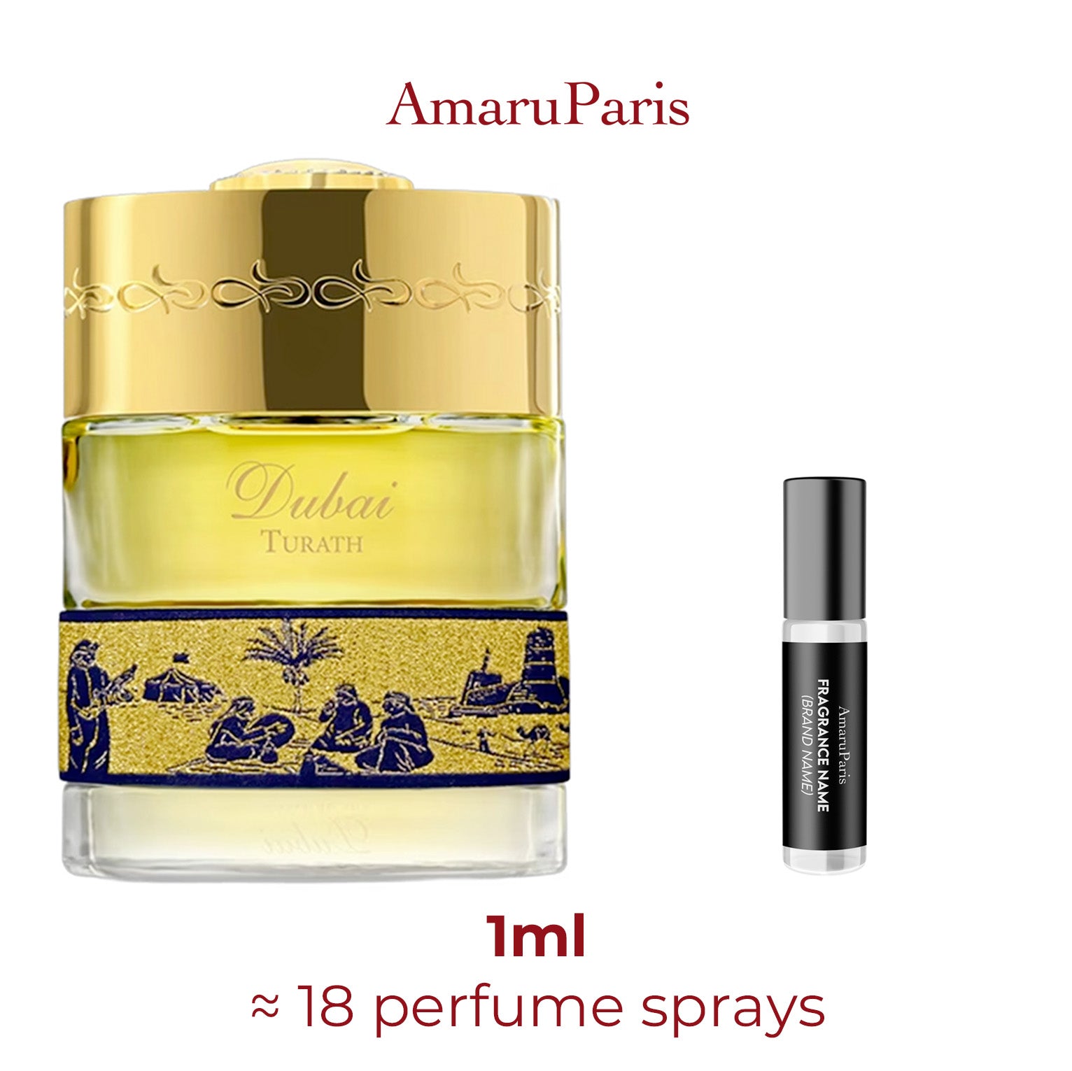 Parfum Turath The Spirit of Dubai — échantillon 1 ml