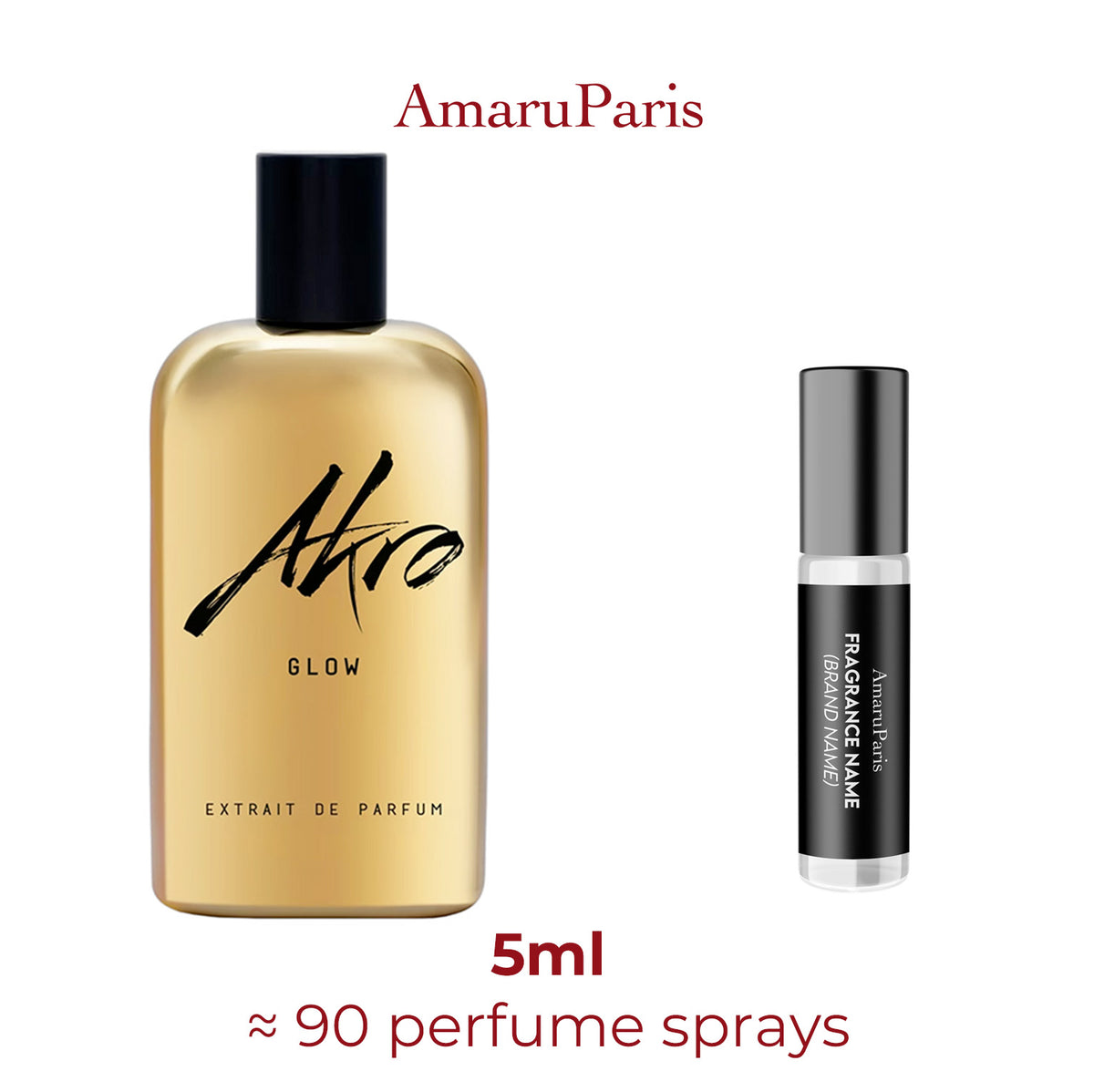 Parfum Glow Akro unisexe — échantillon 5 ml