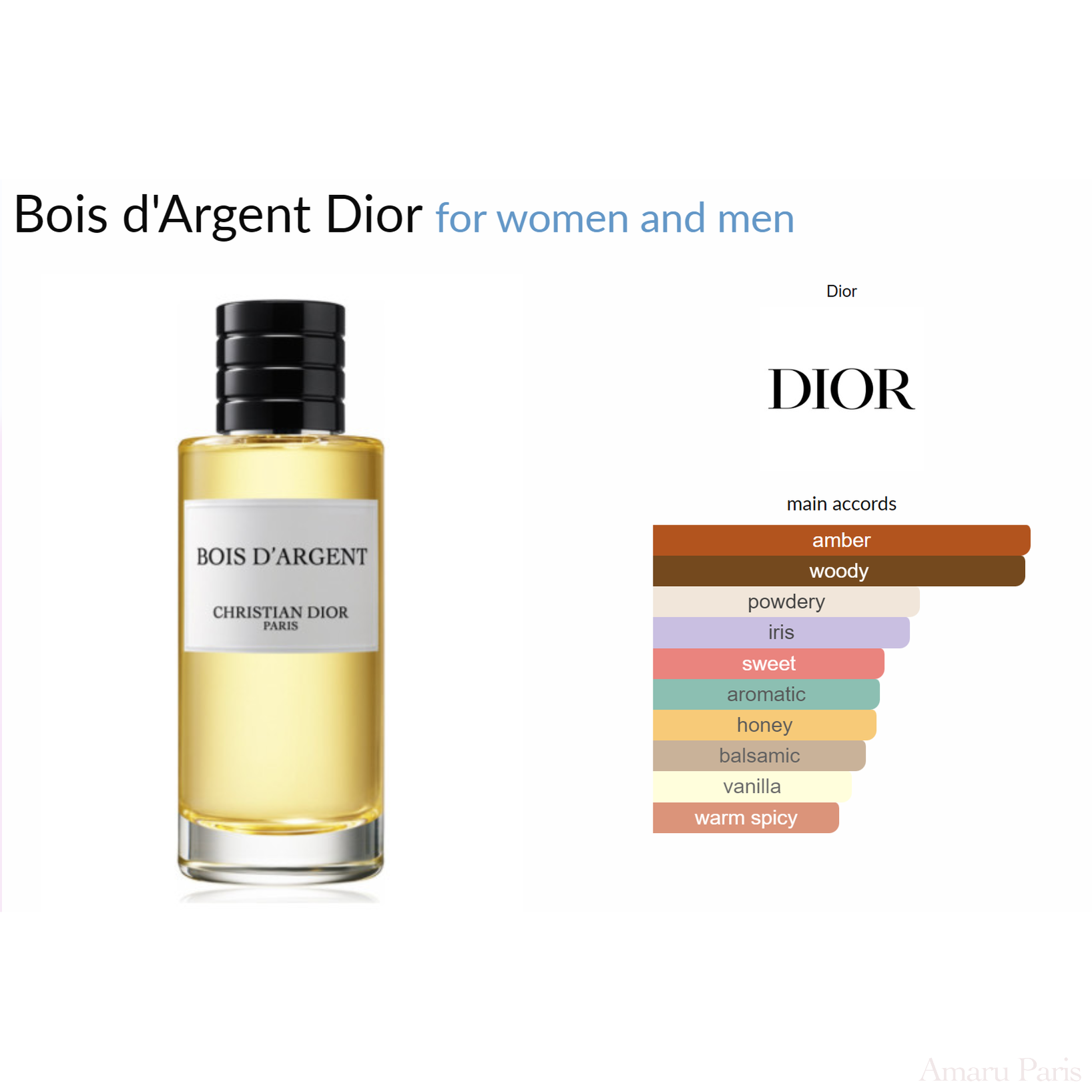 Dior Bois d'Argent Unisex-Parfüm