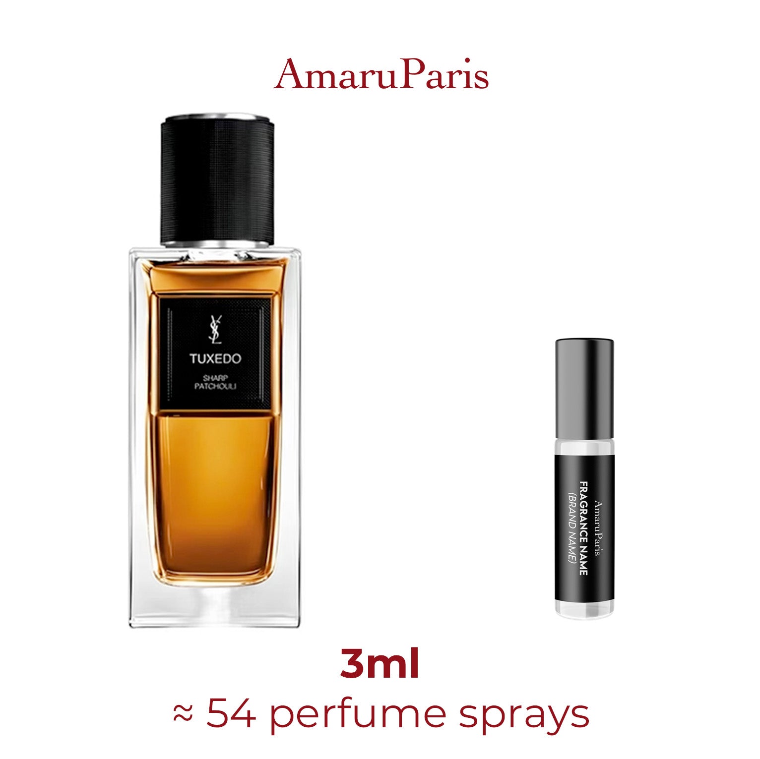 Parfum Tuxedo Sharp Patchouli Yves Saint Laurent — échantillon 3 ml