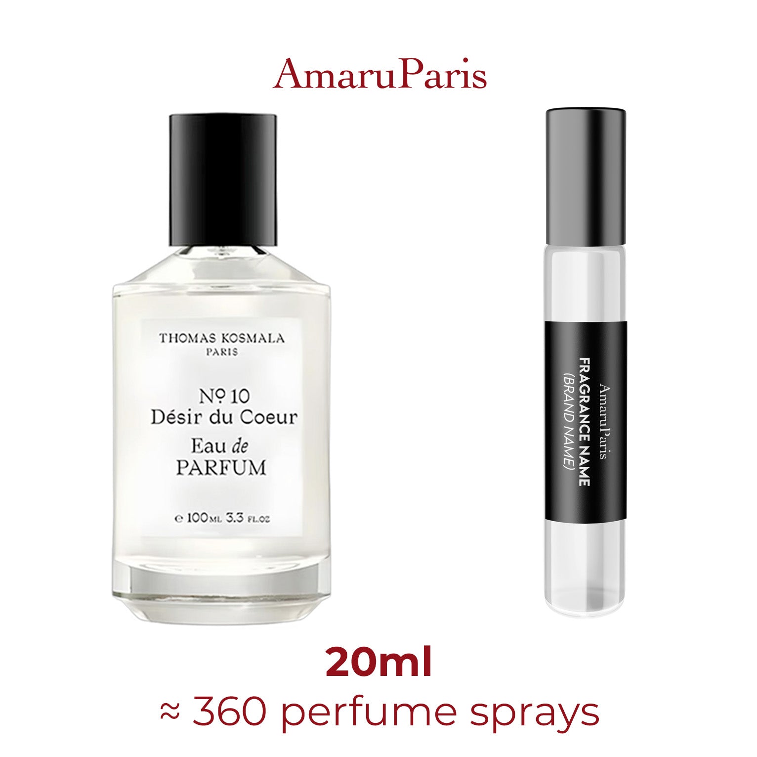 Parfum Nº 10 Désir du Coeur Thomas Kosmala — échantillon 20 ml