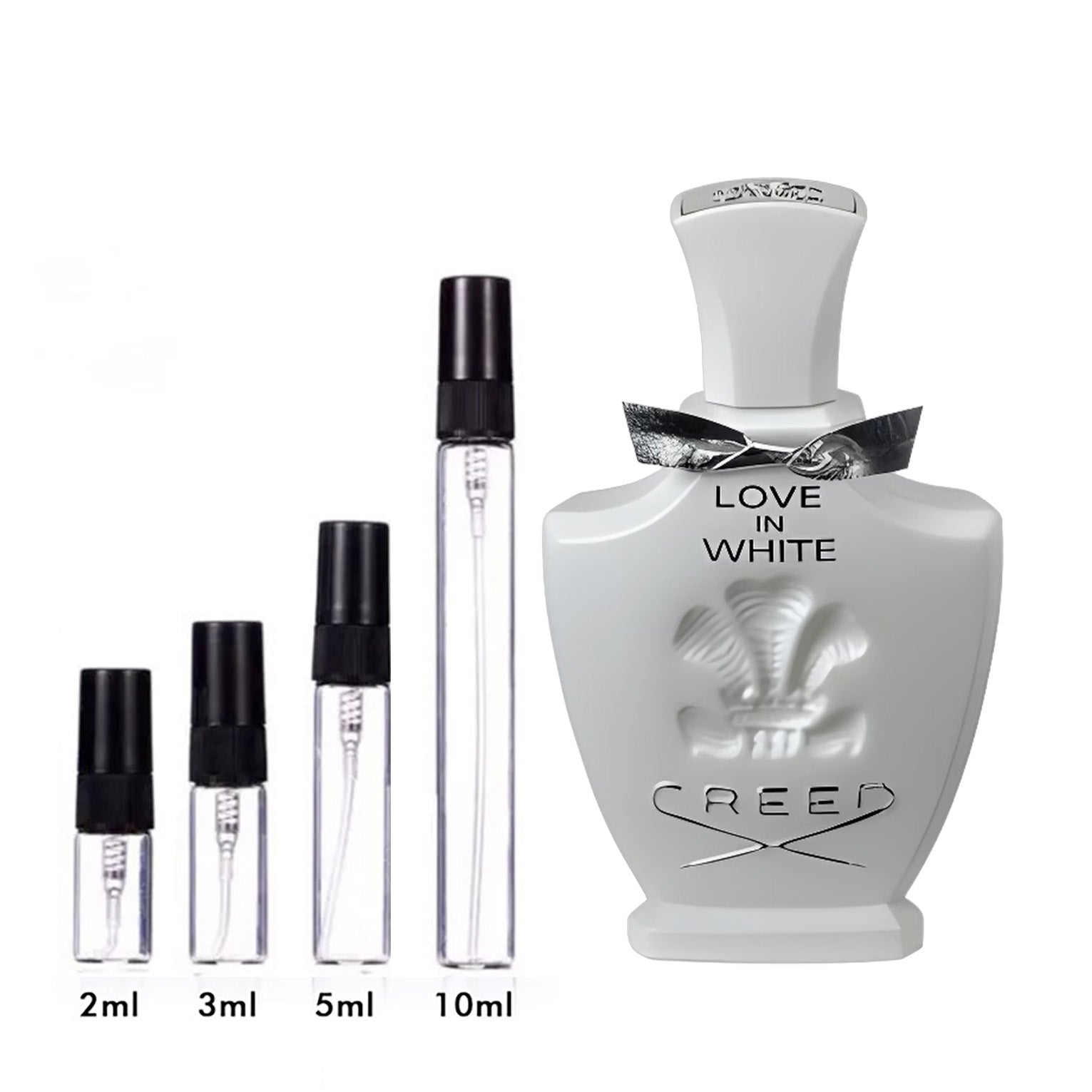 Parfum Love in White Creed — flacon et échantillons