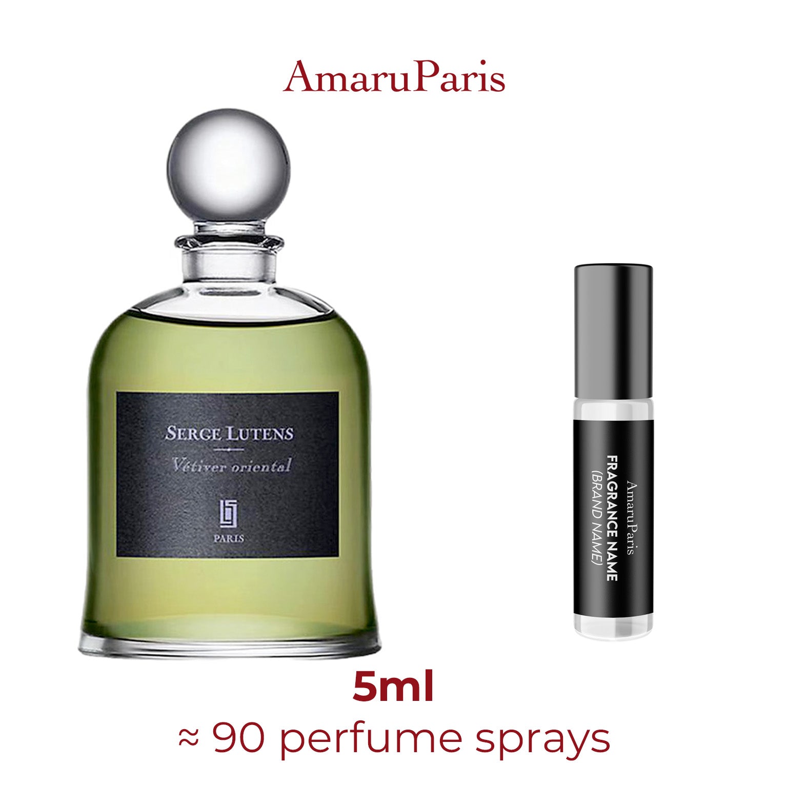 Parfum Vétiver Oriental Serge Lutens — échantillon 5 ml