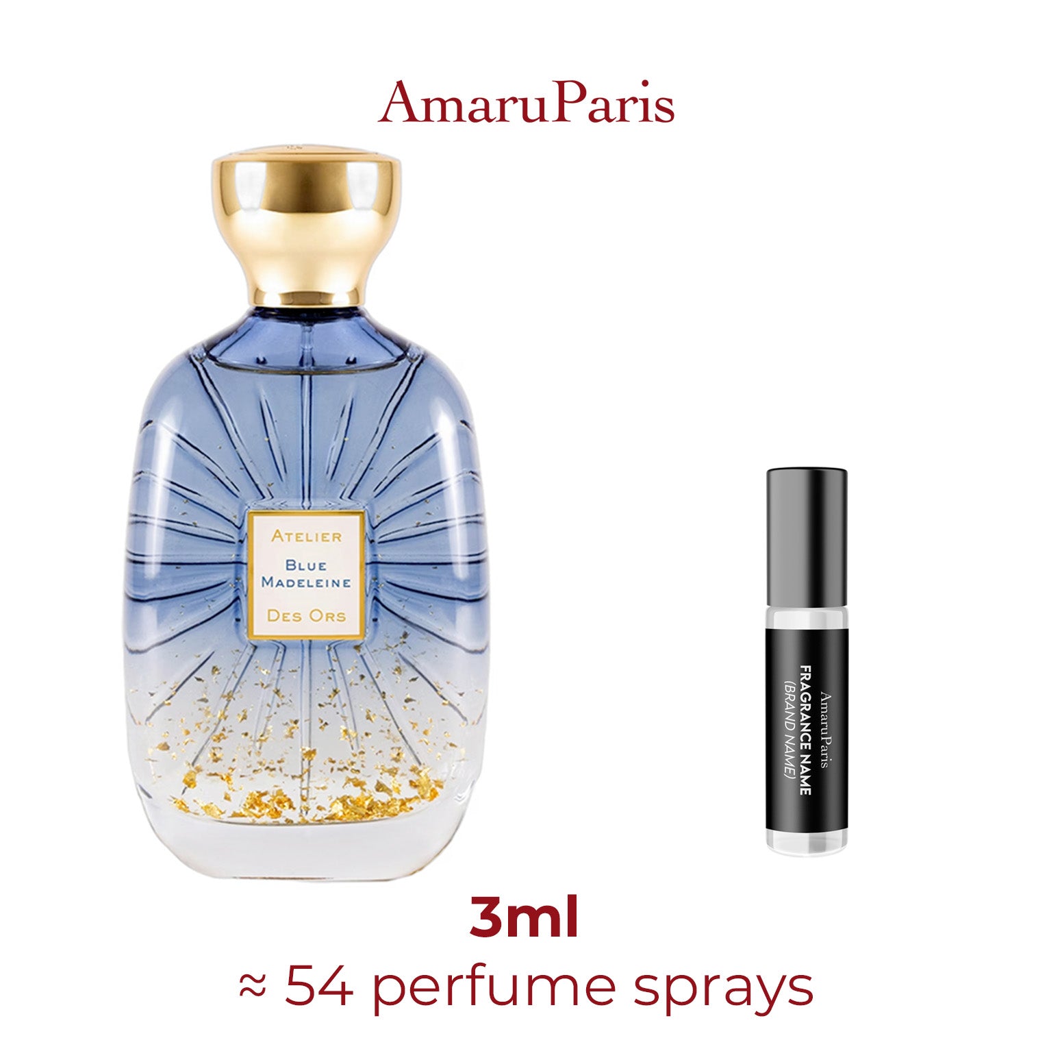 Parfum Blue Madeleine Atelier des Ors — échantillon 3 ml