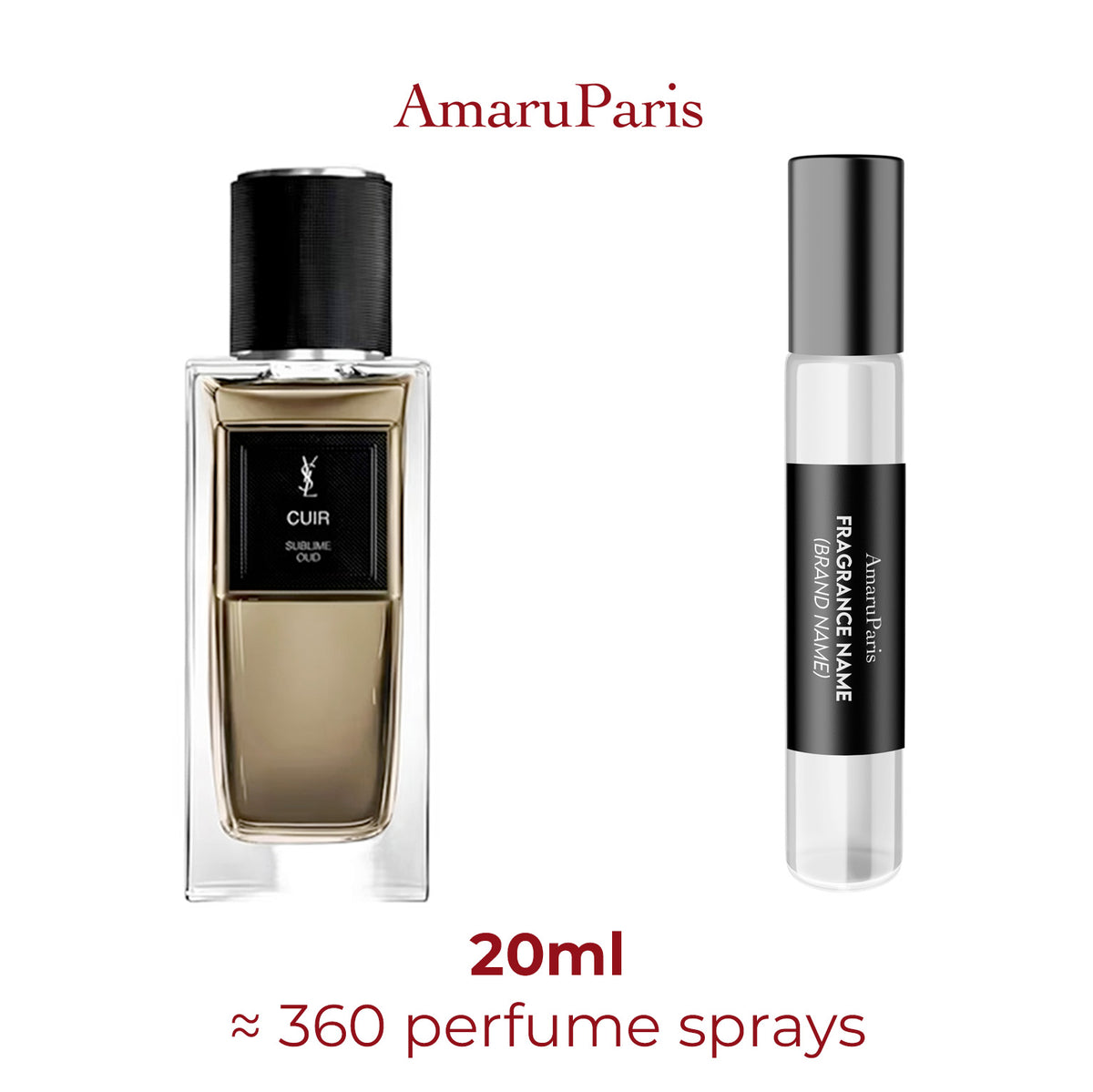 Parfum Cuir Sublime Oud Yves Saint Laurent unisexe — échantillon 20 ml