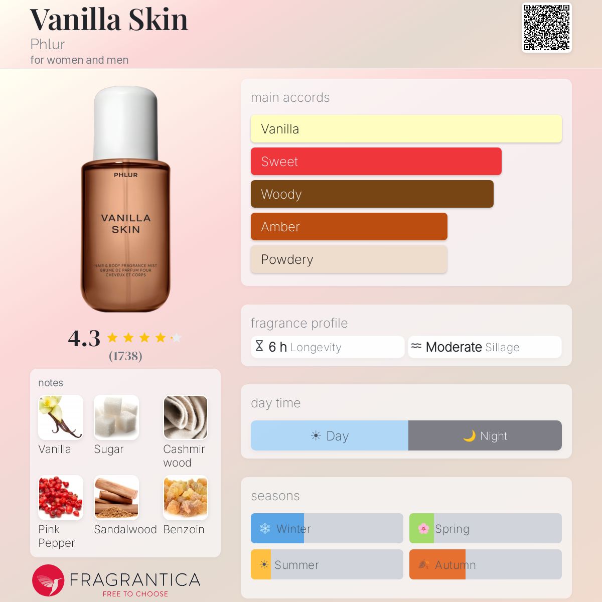 Parfum Vanilla Skin Phlur unisexe — photo 3