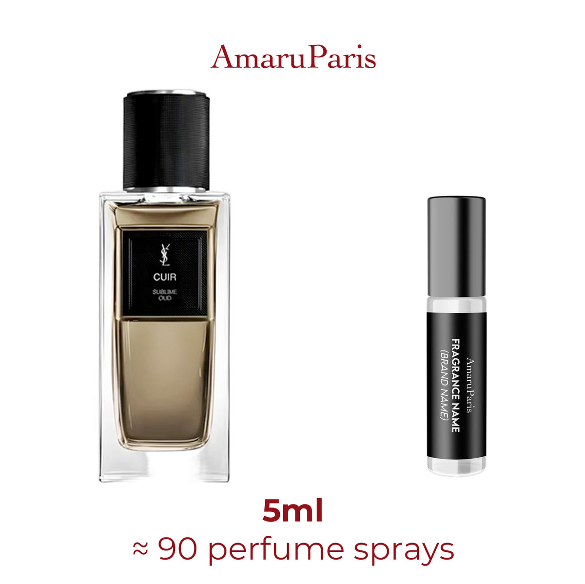 Parfum Cuir Sublime Oud Yves Saint Laurent unisexe — échantillon 5 ml