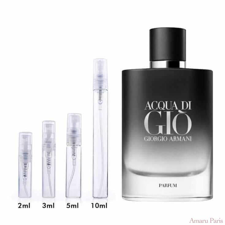 Acqua di Giò Parfum Giorgio Armani for men Decant Fragrance Samples - ParfumAmaruParis