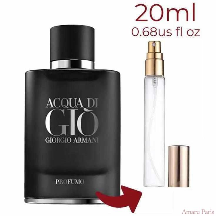 Acqua di Giò Profumo Giorgio Armani for men Decant Fragrance Samples - ParfumAmaruParis