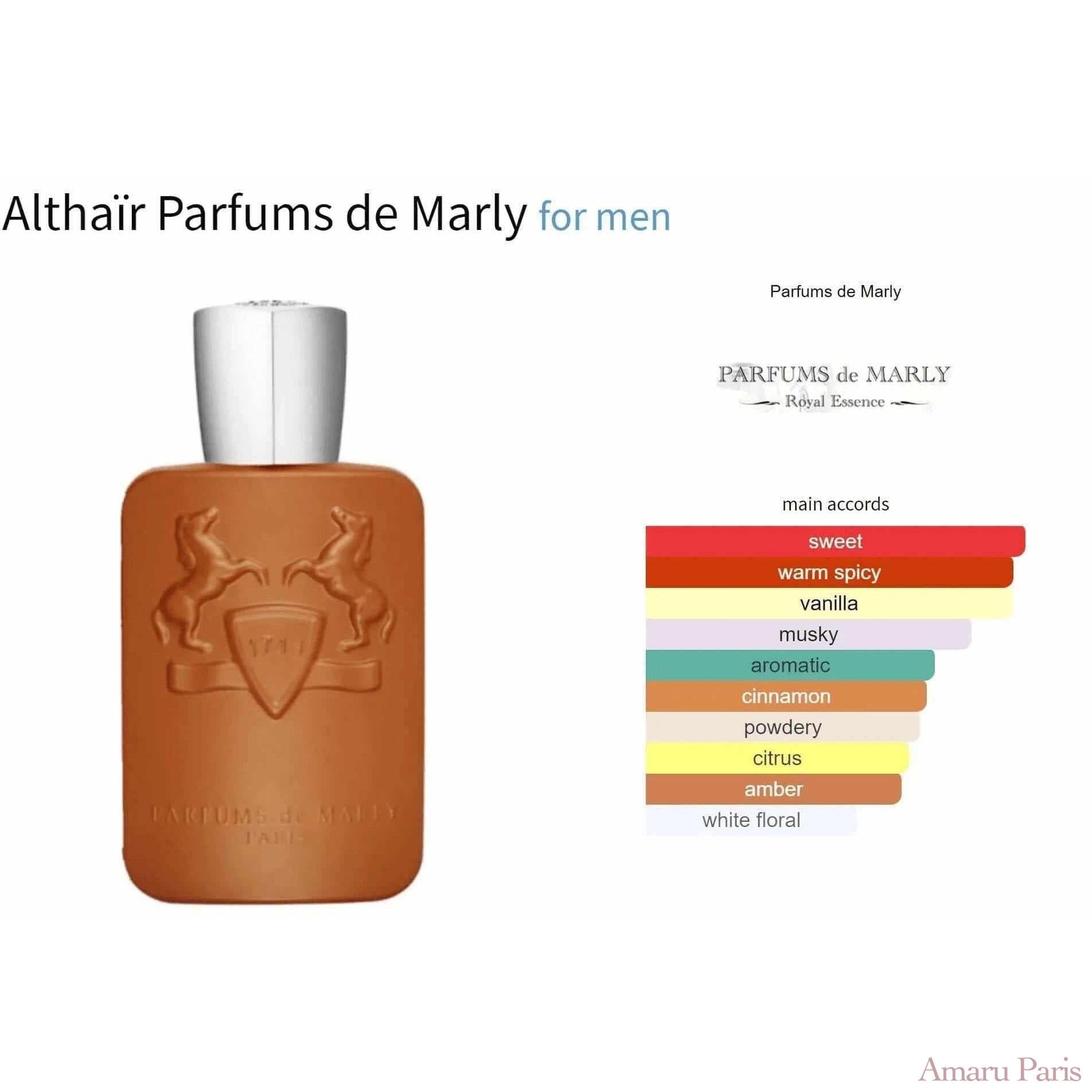 Althaïr Parfums de Marly for men Sample Fragrance Decant Fragrance Samples - ParfumAmaruParis