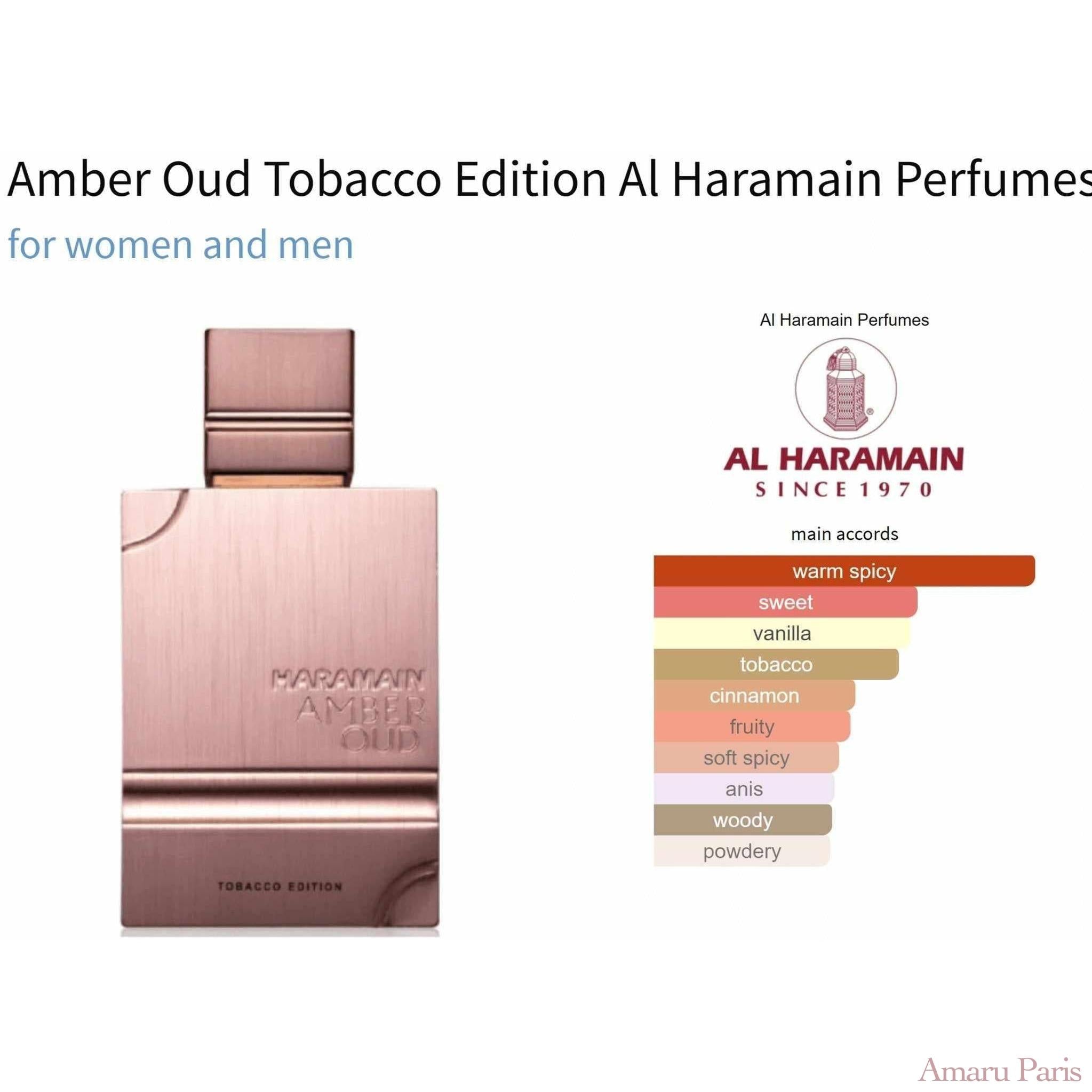 Amber Oud Tobacco Edition Al Haramain Perfumes for women and men - ParfumAmaruParis