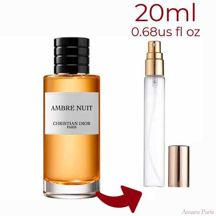 Ambre Nuit Dior for women and men Decant Fragrance Samples - ParfumAmaruParis