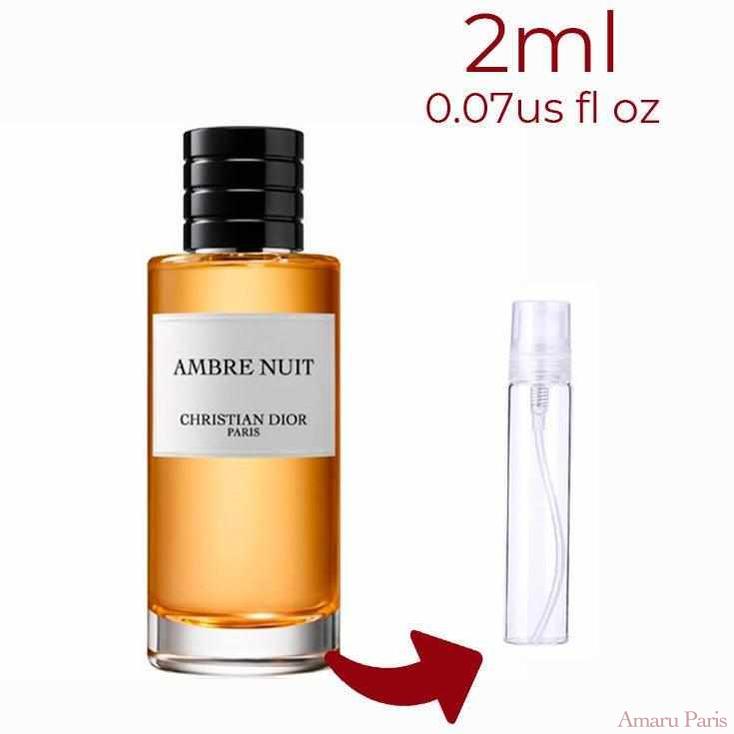 Ambre Nuit Dior for women and men Decant Fragrance Samples - ParfumAmaruParis
