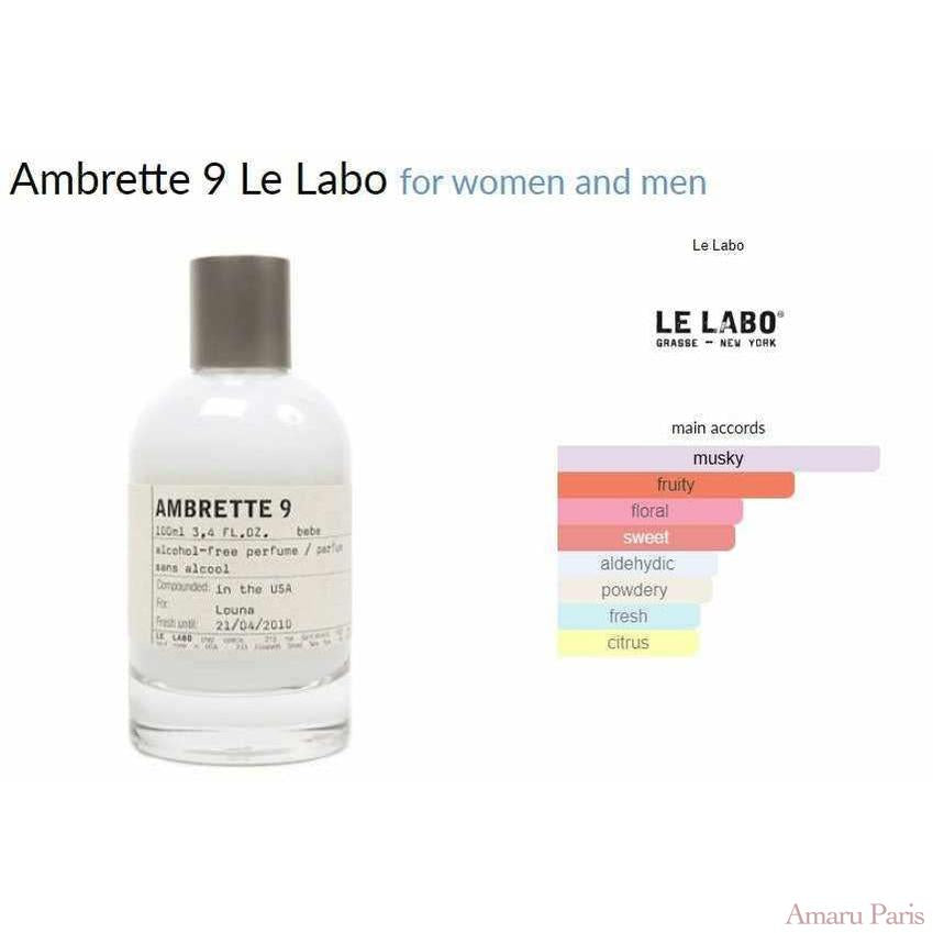 Ambrette 9 Le Labo for women and men - ParfumAmaruParis