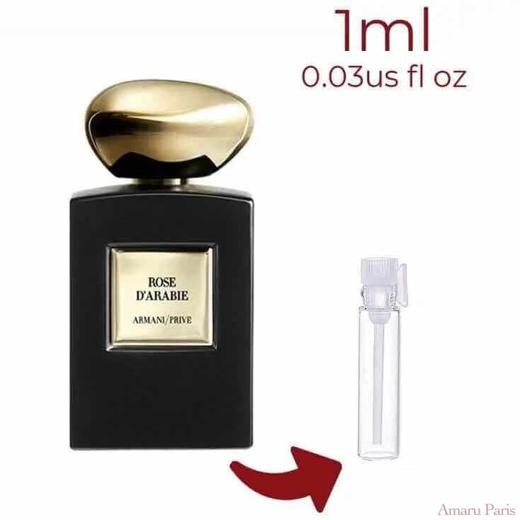 Armani Privé Rose d'Arabie Giorgio Armani for women and men Decant Fragrance Samples - ParfumAmaruParis