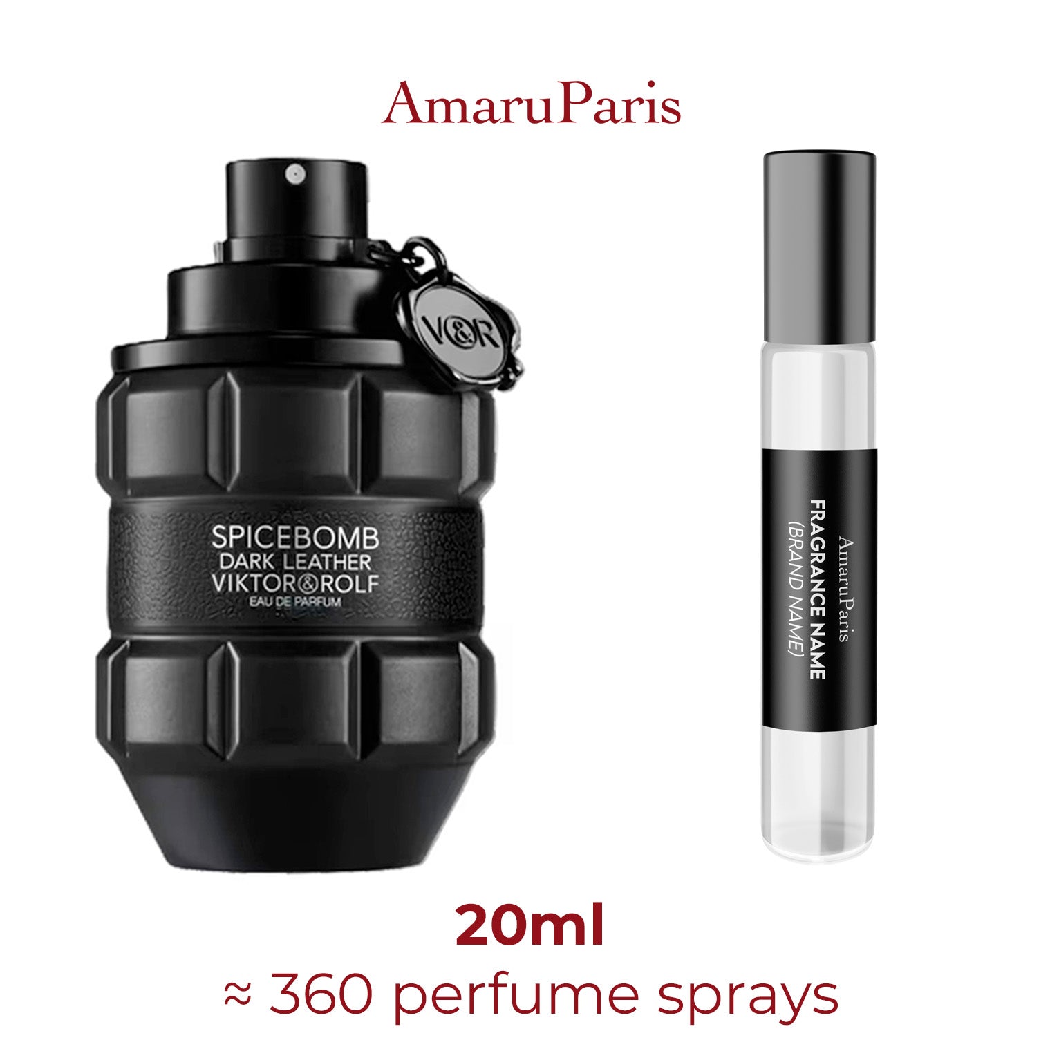 Parfum Spicebomb Dark Leather Viktor&Rolf — échantillon 20 ml