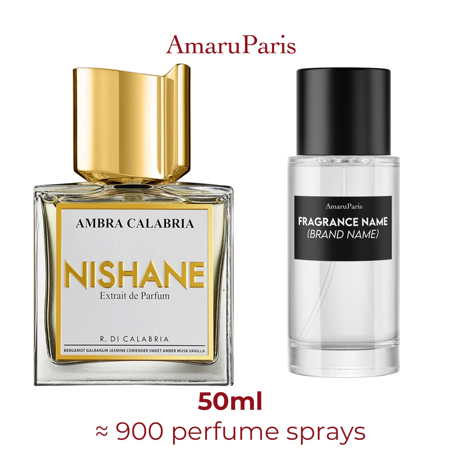 Parfum Ambra Calabria Nishane — échantillon 50 ml