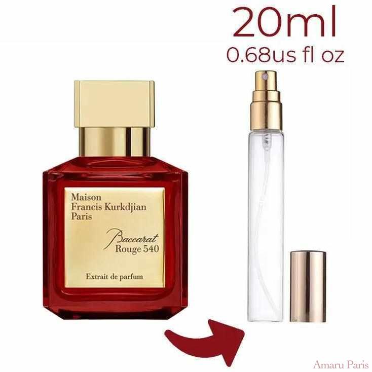 Baccarat Rouge 540 Extrait de Parfum Maison Francis Kurkdjian for women and men Decant Fragrance Samples - ParfumAmaruParis