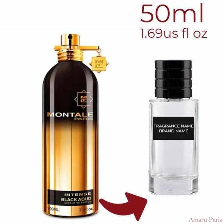 Black Aoud Intense Montale for women and men Decant Fragrance Samples - ParfumAmaruParis