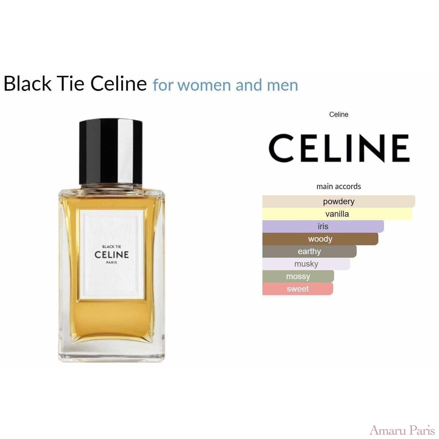 Black Tie Celine for women and men - ParfumAmaruParis