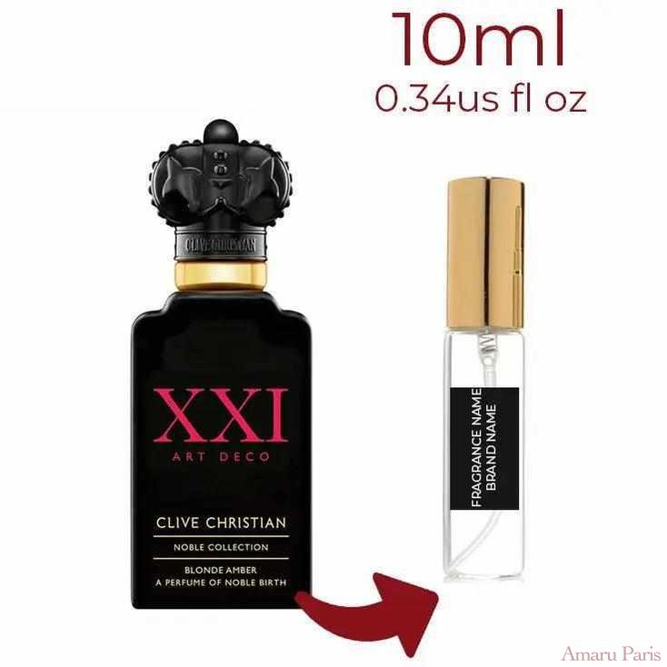 Blonde Amber Clive Christian for women and men Decant Fragrance Samples - ParfumAmaruParis