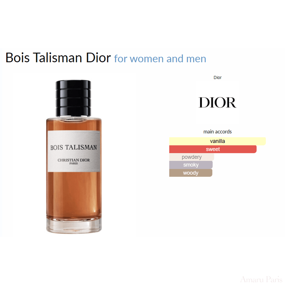 Bois Talisman Dior for women and men - ParfumAmaruParis