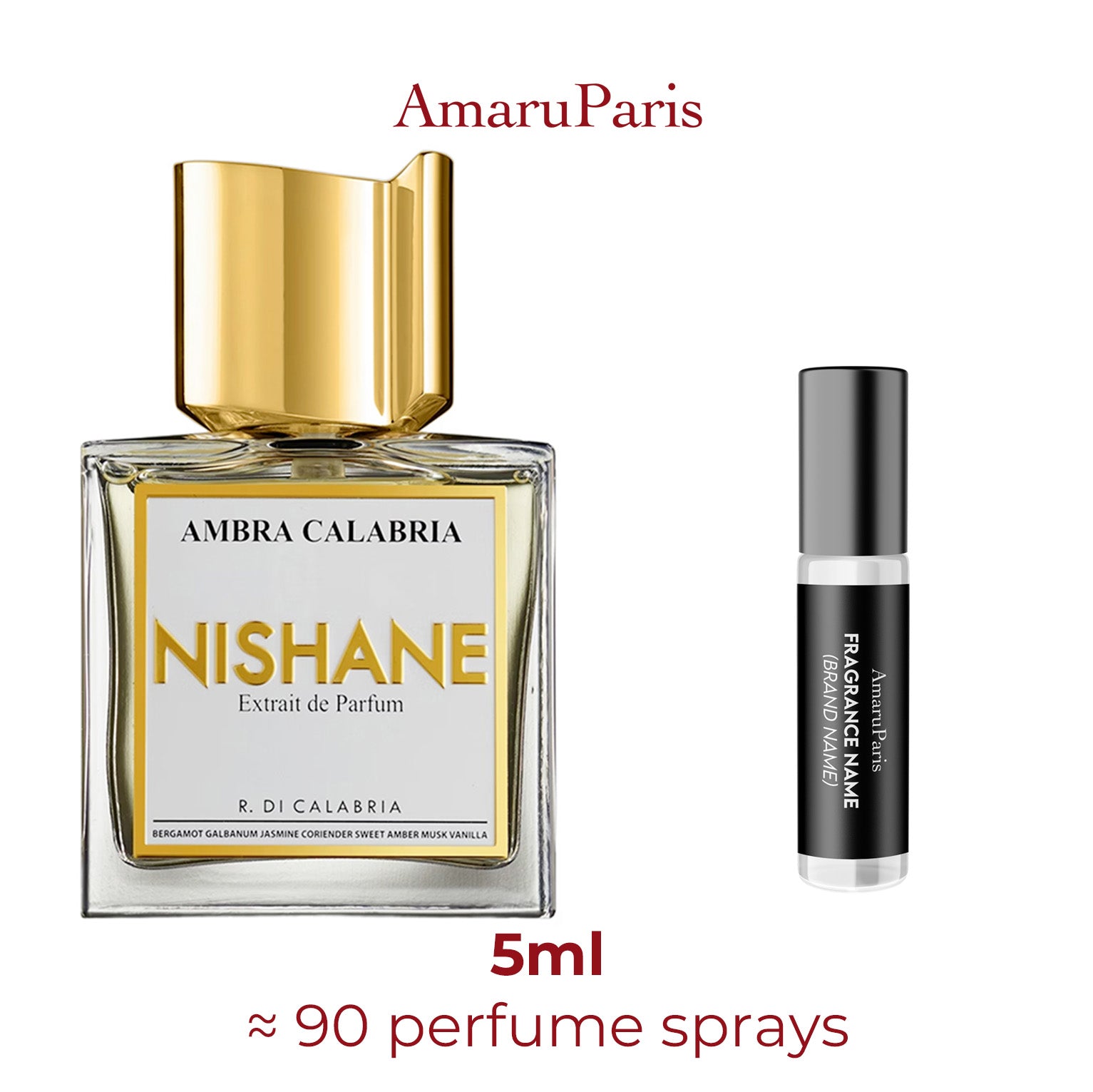 Parfum Ambra Calabria Nishane — échantillon 5 ml