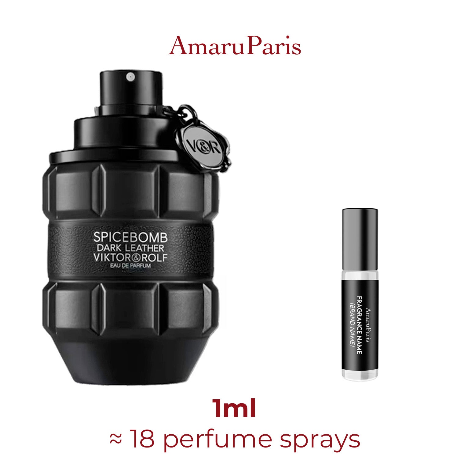 Parfum Spicebomb Dark Leather Viktor&Rolf — échantillon 1 ml