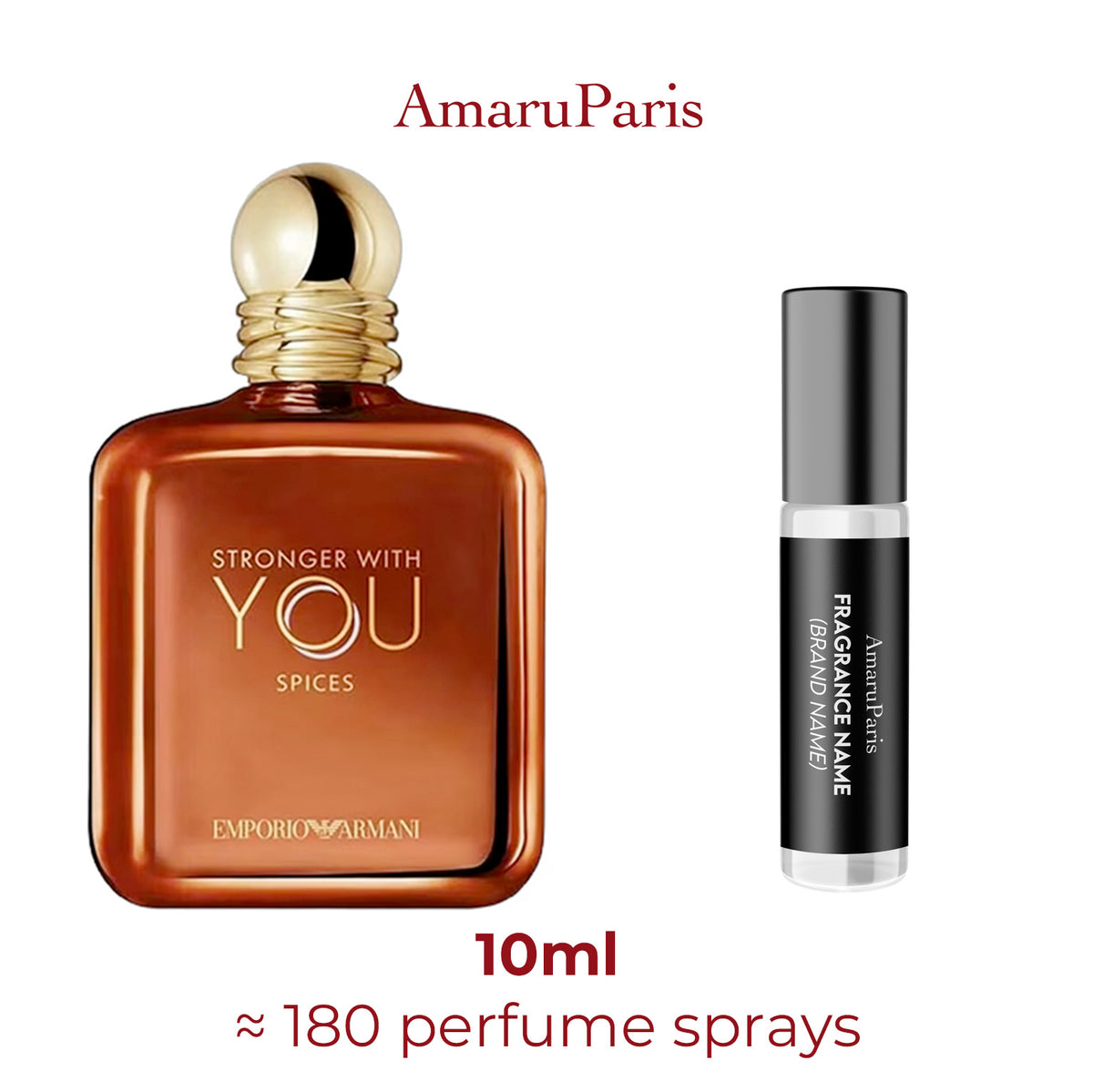 Parfum Emporio Armani Stronger With You Spices Giorgio Armani pour homme — échantillon 10 ml