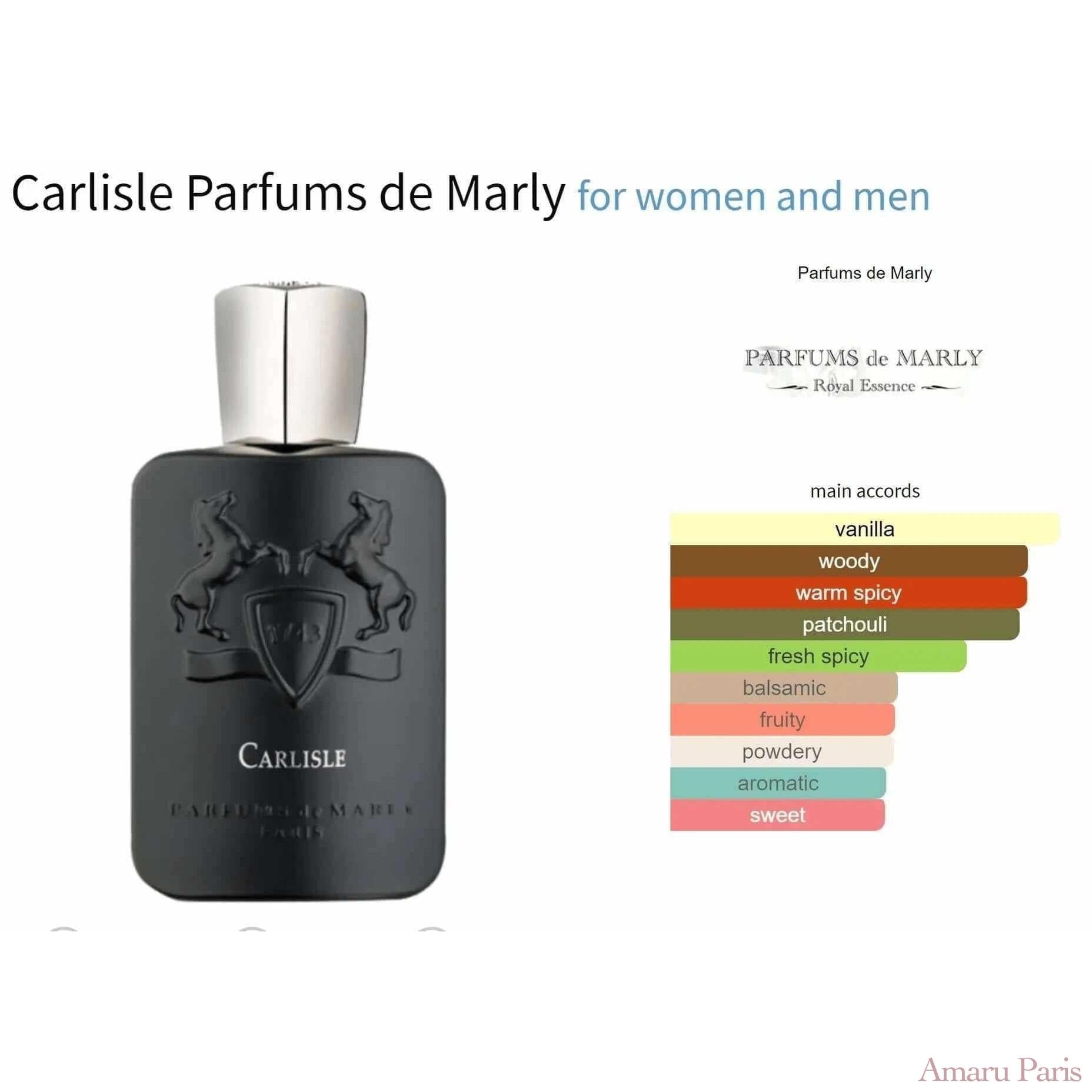 Carlisle Parfums de Marly for women and men Decant Fragrance Samples - ParfumAmaruParis