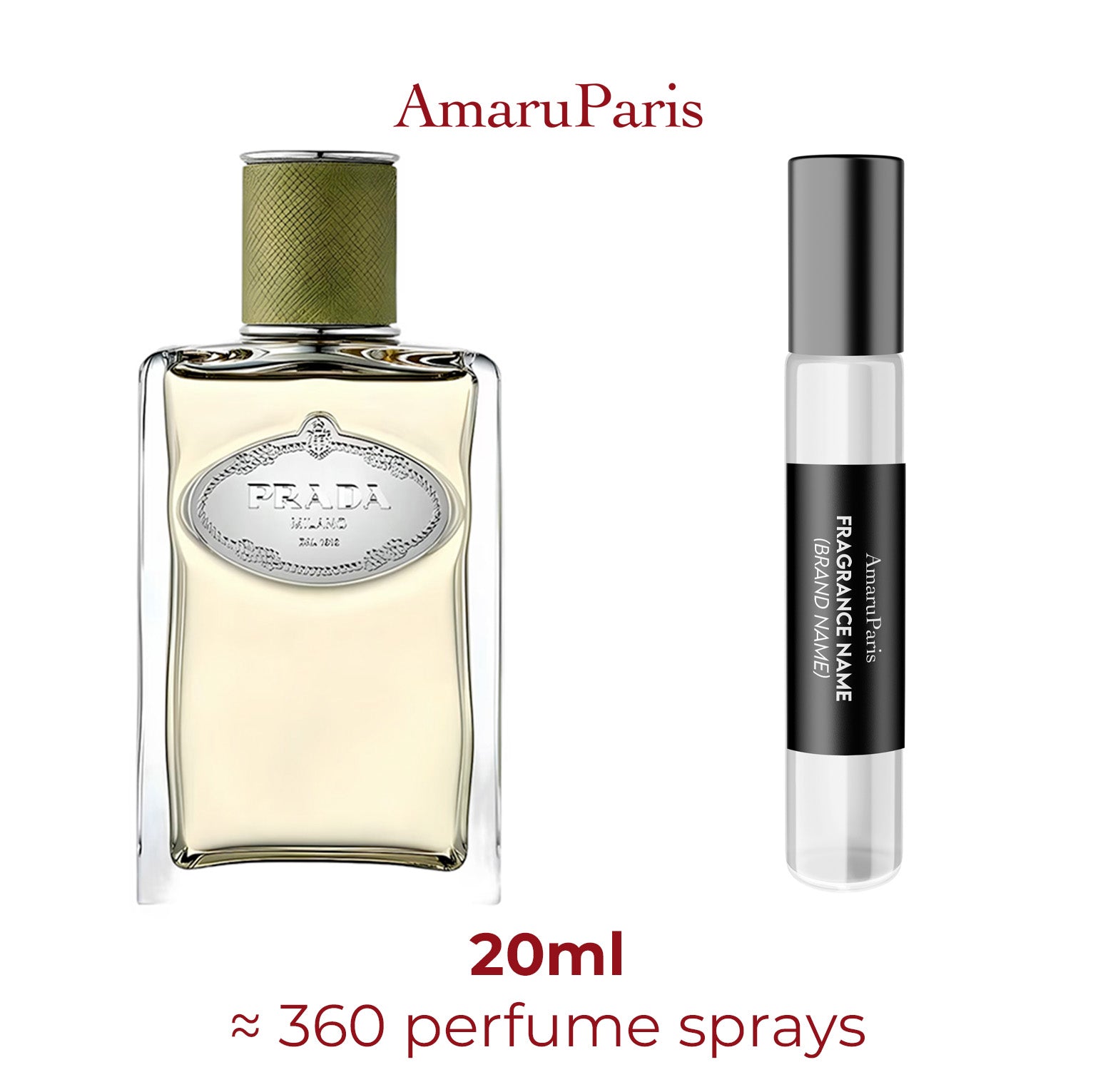 Parfum Infusion de Vétiver Prada — échantillon 20 ml